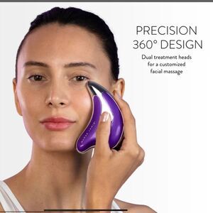 Nurse Jamie TriAngle Face Beauty Tool Purple Facial Massager NEW in Box